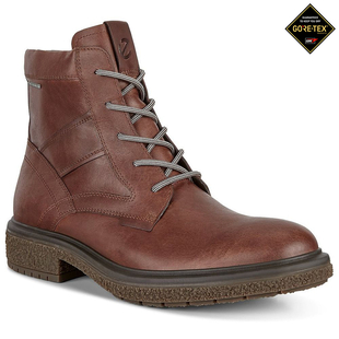 Ecco Mens CrepeTray Hybrid GTX Boots Brandy Sportpursuit