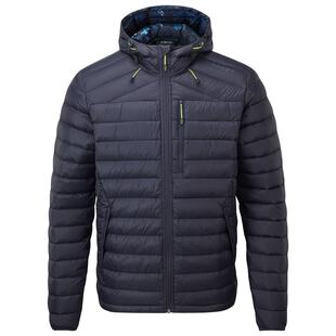 Tog24 Mens Zenon Down Hooded Jacket Navy Sportpursuit