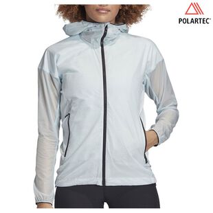 Adidas Womens Agravic Alpha Shield Jacket Sky Tint Sportpursuit