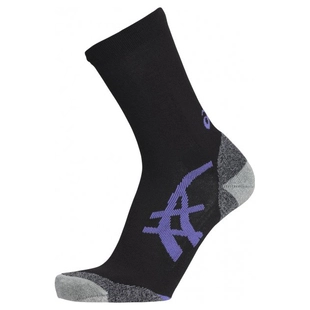 Asics Winter Running Socks Black Purple Sportpursuit