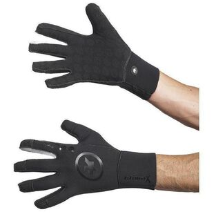 Assos EVO7 Rain Gloves Volkanga Gloves Black Sportpursuit