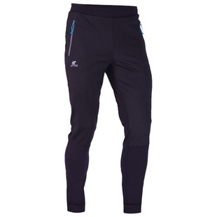 Attiq Mens Wind Shield Vertical Trousers (Black) | Sportpursuit.com