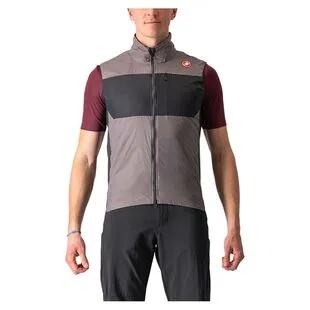 Castelli Mens Unlimited Puffy Gilet Grey Sportpursuit