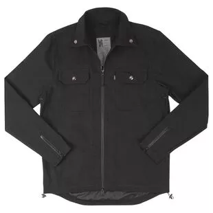 Chrome Mens Ike Canvas Windshirt Black Sportpursuit