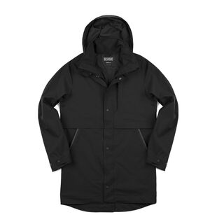 Chrome Mens Stanton Rain Trench Jacket Black Sportpursuit