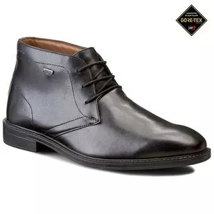 Clarks Mens Chilver Hi GTX Leather Shoes Black Sportpursuit
