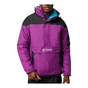 Columbia challenger pullover windbreaker in pink store