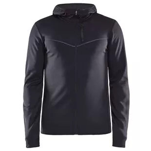Craft Womens Eaze Full Zip Hoodie Black Sportpursuit
