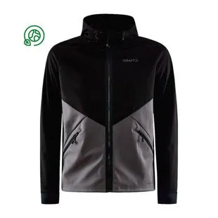 Craft Mens Glide Jacket Black Granite Sportpursuit