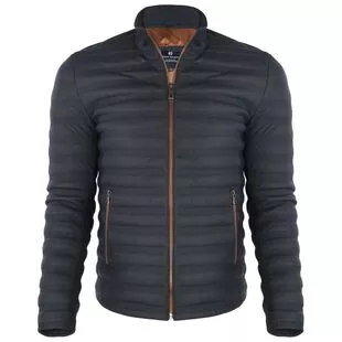 Felix Hardy Mens Leather Jacket Jet Black Sportpursuit Com