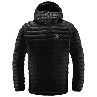 Haglofs Mens Essens Mimic Hooded Jacket True Black Sportpursuit