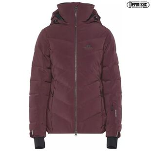 J Lindeberg Womens Watson Down Dermizax EV Jacket (Dark Mahogany) | Sp