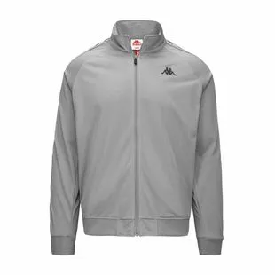 Kappa Mens Cabrini Jacket Green Grey Mist Black Sportpursuit