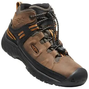 Keen Mens Targhee II Mid WP Waterproof Hiking Boots (Shitake/Brindle)