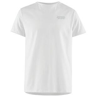 Klattermusen Mens Runa Statement Short Sleeve T-Shirt (Snow) | Sportpu