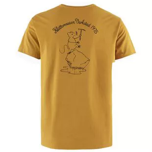 Klattermusen Mens Runa Workshop Short Sleeve T-Shirt (Honey) | Sportpu