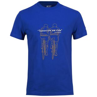Luison blue with sleeves t-shirt