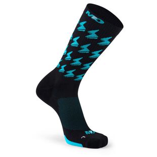 M20 Bolt Crew Plus Compression Socks (Black/Blue) | Sportpursuit.com