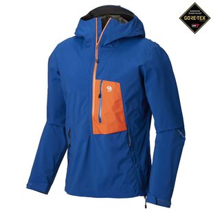 mountain hardwear paclite stretch pullover rain jacket