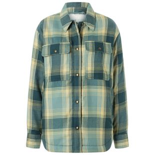 Womens sherpa flannel on sale