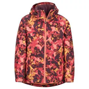 Marmot Kids Big Sky Jacket Living Coral Floral Camo Sportpursuit.c
