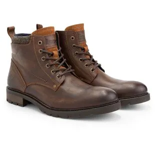 NoGRZ Womens J.Burgee Lace Up Boots Cognac Sportpursuit