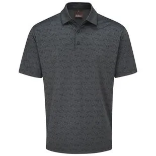 Oscar Jacobson Mens Chap Polo Shirt Pewter Sportpursuit