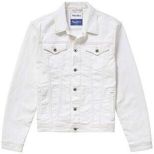 pepe jeans white jacket