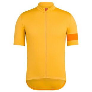 Rapha Mens Classic Jersey (Dark Yellow/Orange) | Sportpursuit.com