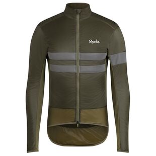 Rapha Mens Brevet Insulated Jacket Dark Olive Sportpursuit