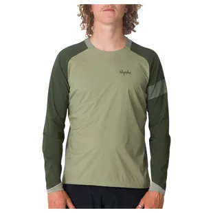 Rapha Mens Logo Zip Up Track Top Charcoal Marl Black Sportpursuit
