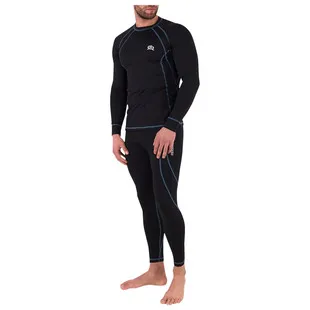 Rough Radical Mens Warm Base Layer Set (Navy Blue)