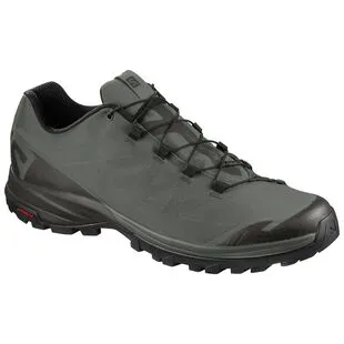 Salomon Mens OUTpath Shoes Beluga Castor Grey Black Sportpursuit.c