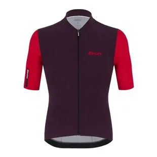 Santini Mens Redux Vigor Jersey Red Sportpursuit