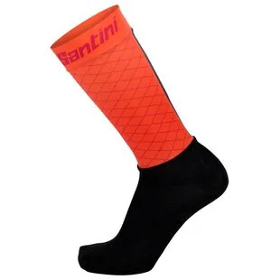 Santini Redux Aero High Profile Socks Red Sportpursuit