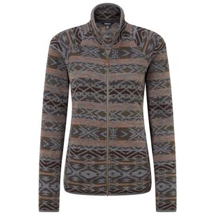 Sherpa Womens Lumbini Fleece Jacket Kharani Grey Sportpursuit