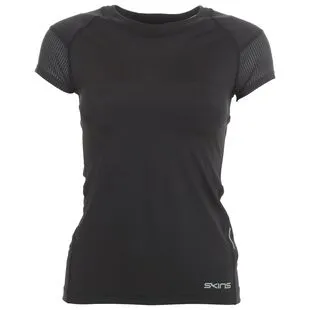 Skins DNamic Top Ss Short Sleeve T-Shirt Black