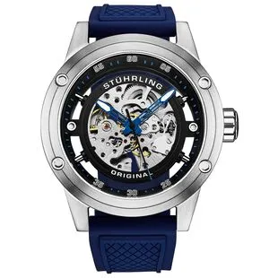 St hrling Mens Grandiose 4034 Automatic 50mm Skeleton Casual