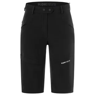 Super.Natural Womens Bike And Hike Shorts Jet Black Sportpursuit.c