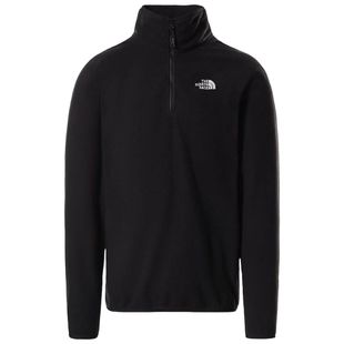 The North Face Mens 100 Glacier 1 4 Zip Fleece Pullover TNF Black