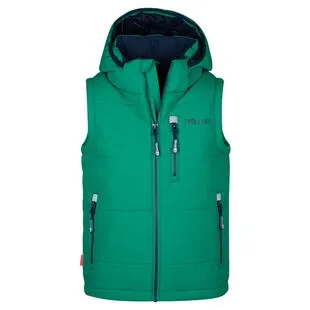 Trollkids - Kid's Norefjell Jacket - Chaqueta de esquí - Forest Green /  Flame Orange | 92 (EU)