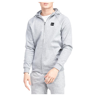 under armour men's rival fleece fitted full zip hoodie