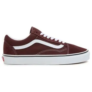 Vans burgundy trainers discount