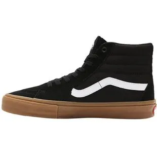 Black high top vans with gum sole shop