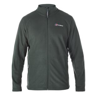 Berghaus Mens Arnside Full Zip Fleece Jacket Dark Green Sportpursu