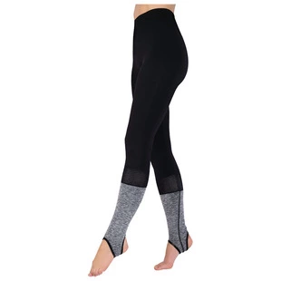Ki5 a Womens Stella Striup Seamless Tights Black Grey Sportpursuit