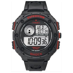 Timex Expedition Vibe Shock 200m Watch Black Red