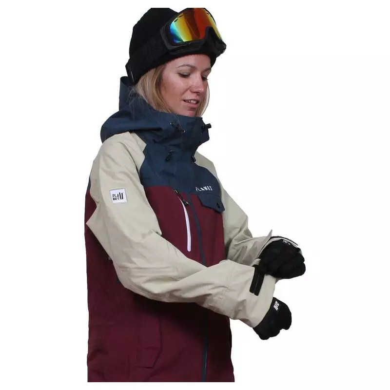 Planks Womens Yeti Hunter 3L Jacket Wino Sportpursuit