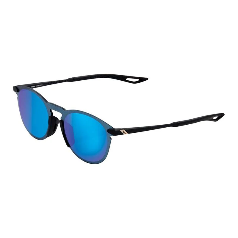 Blue mirror round sunglasses store