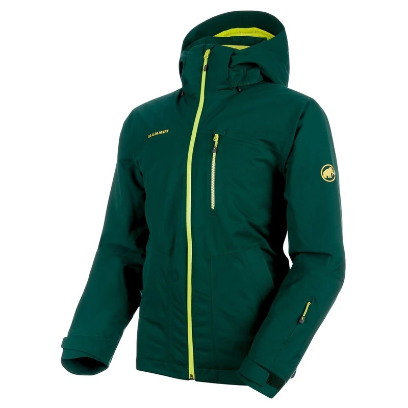 Mammut Mens Stoney GTX Thermo Jacket Dark Teal Canary Sportpursuit
